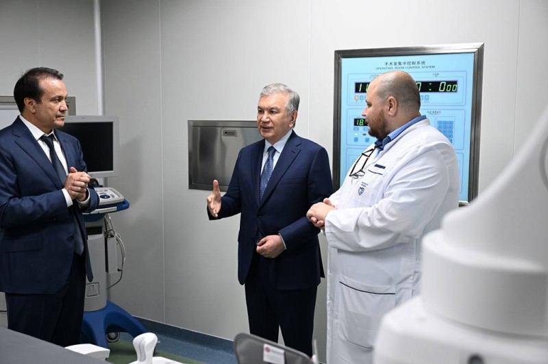 В Шахрисабзе заработала уникальная кардиологическая установка на базе искусственного интеллекта. Видео