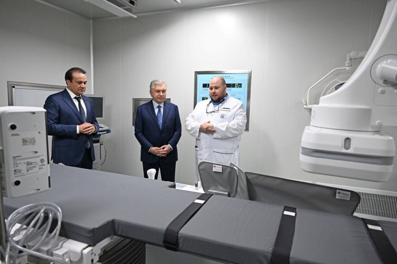 В Шахрисабзе заработала уникальная кардиологическая установка на базе искусственного интеллекта. Видео