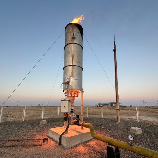 В Карши и Мубареке реализовали проект по экологичной утилизации паров нефти