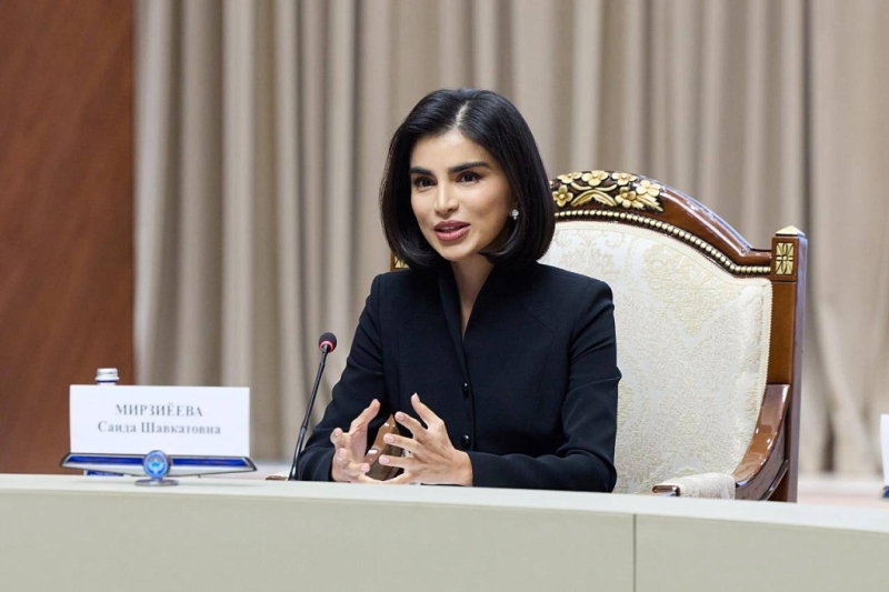 Саида Мирзиёева встретилась с президентом Кыргызстана Садыром Жапаровым