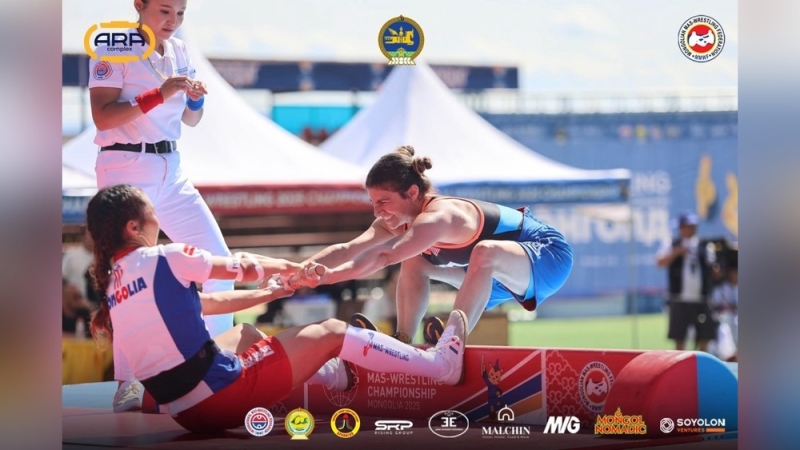 Сборная Кыргызстана заняла второе место на чемпионате мира по мас-рестлингу