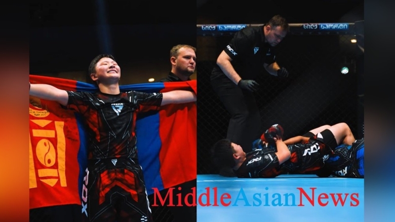 Алтанчимэг стала первой чемпионкой мира по смешанным боевым искусствам среди молодежи. Видео