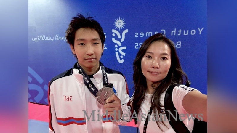 Юный монгольский пловец завоевал серебро на юношеских III Азиатских играх-2025