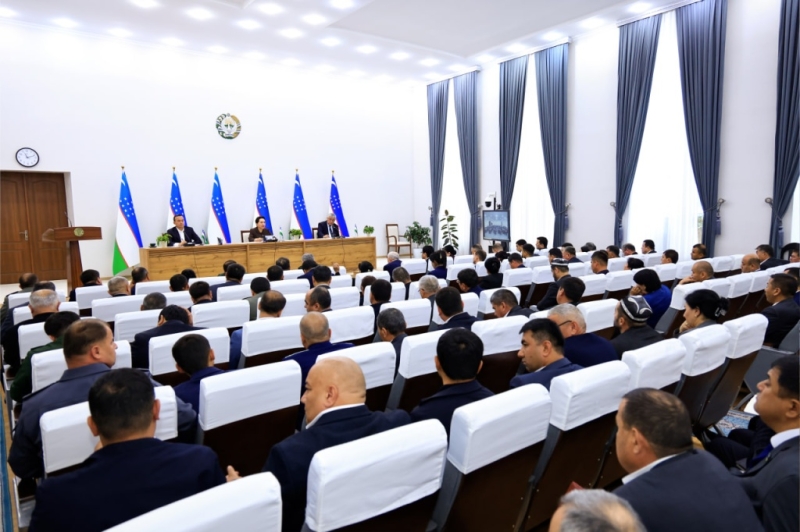 Танзила Нарбаева провела выездное заседание Национального совета по противодействию коррупции в Сурхандарье